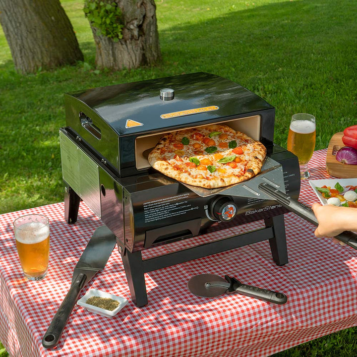 Basics Series Portable Gas Pizza Oven and Griddle Combo