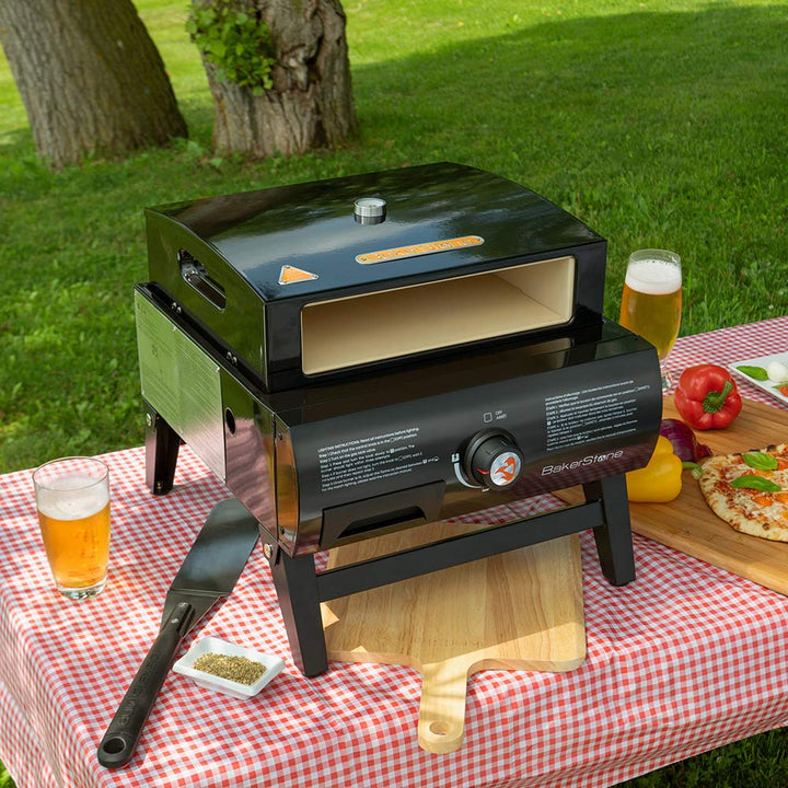 Basics Series Portable Gas Pizza Oven and Griddle Combo