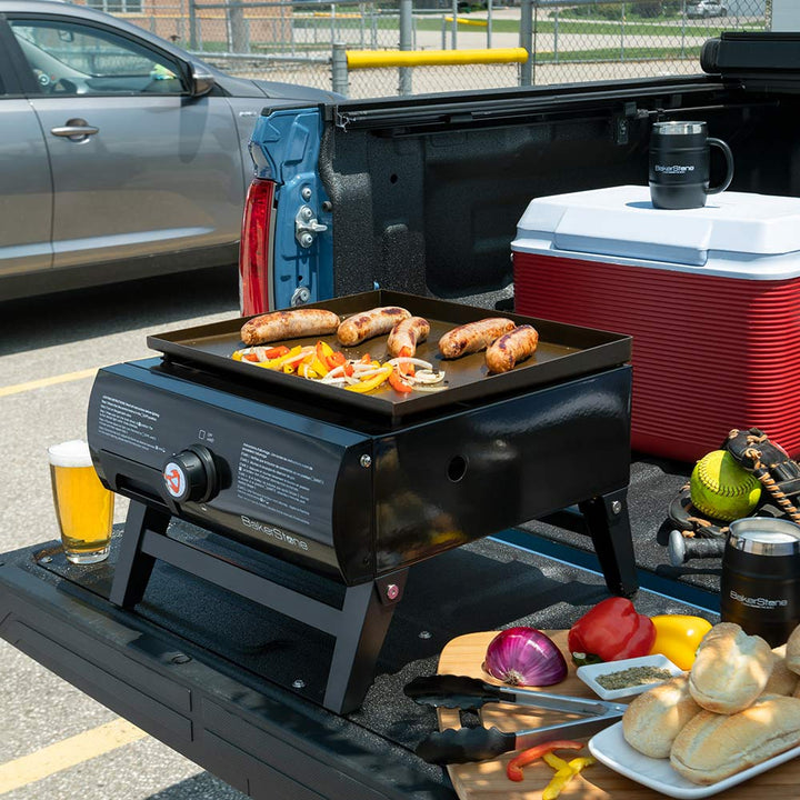 Basics Series Portable Gas Pizza Oven and Griddle Combo