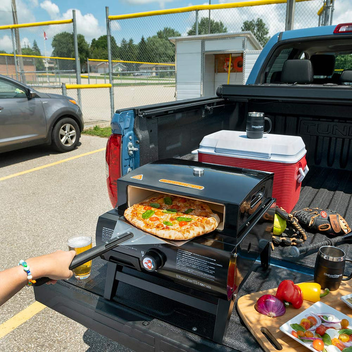 Basics Series Portable Gas Pizza Oven and Griddle Combo