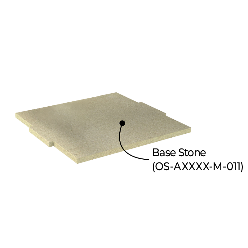Indoor Series Gas Stove Top Pizza Oven Box Base Stone